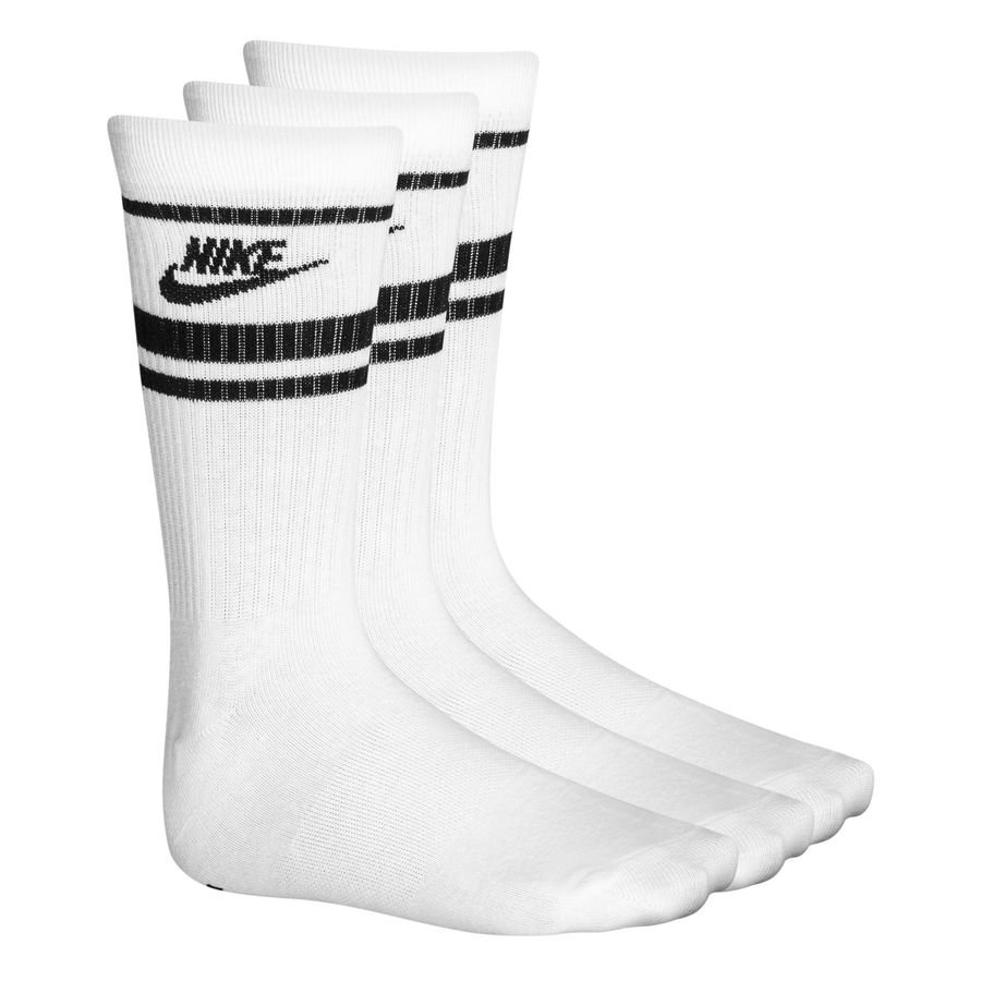 Nike Sokker NSW Crew Essential 3-Pak - Hvid/Sort thumbnail