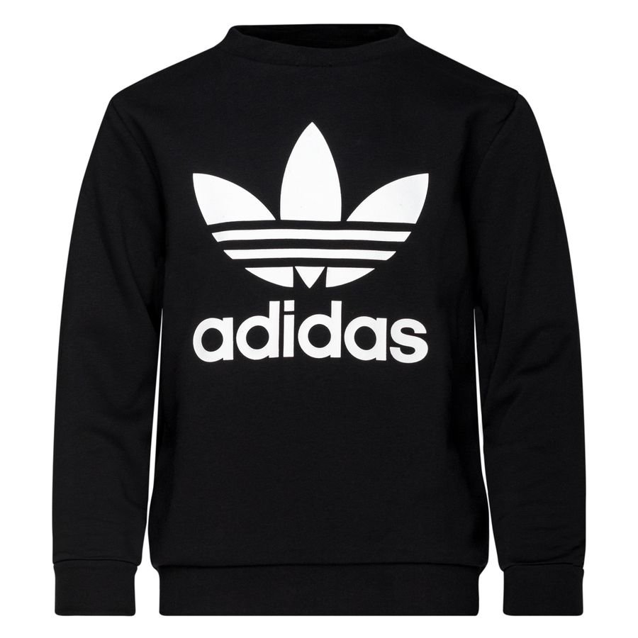 adidas Originals Sweatshirt Trefoil - Sort/Hvid Børn thumbnail
