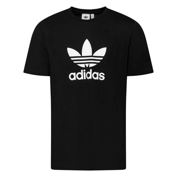 adidas Originals T-Shirt Trefoil - Black/White | www.unisportstore.com