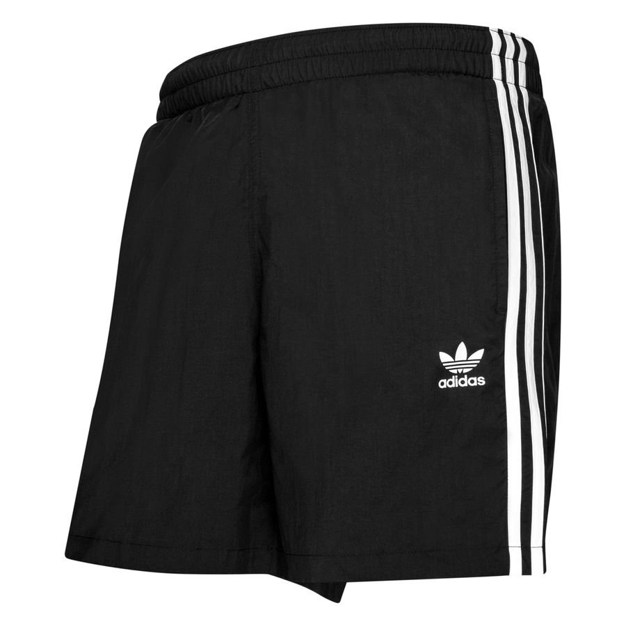 adidas Originals Zwemshorts 3 Stripes Primegreen Zwart Wit