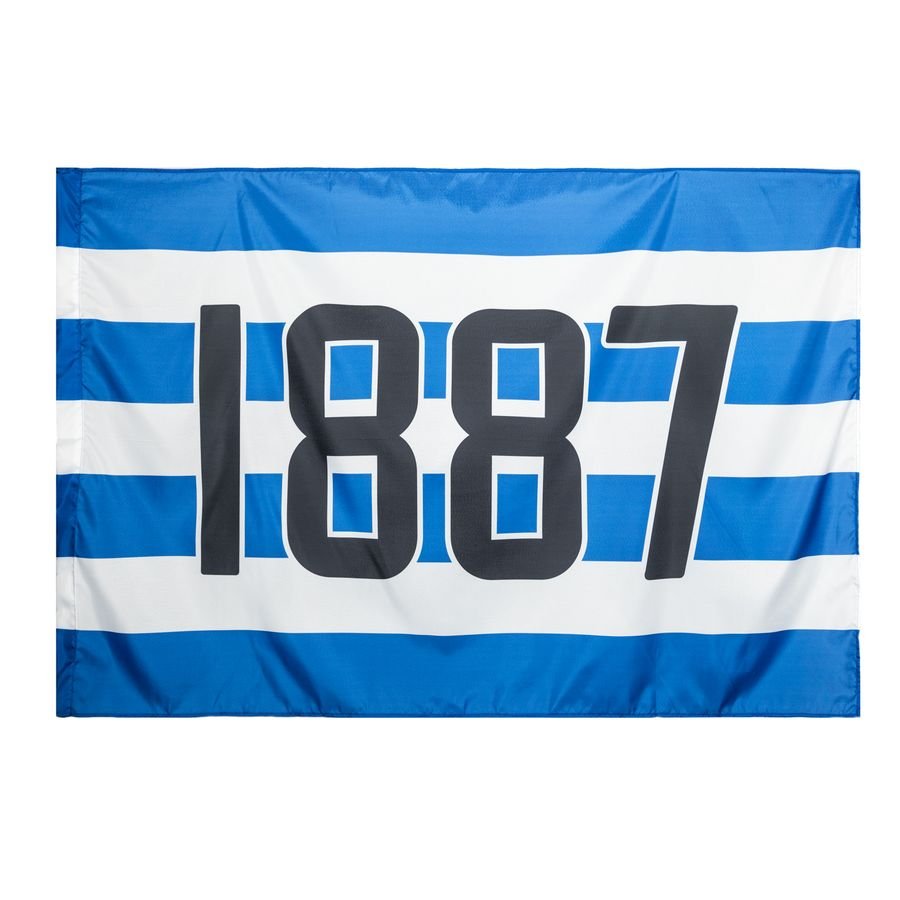Odense Boldklub 1887 Flagga 100x150cm - Blå/Vit