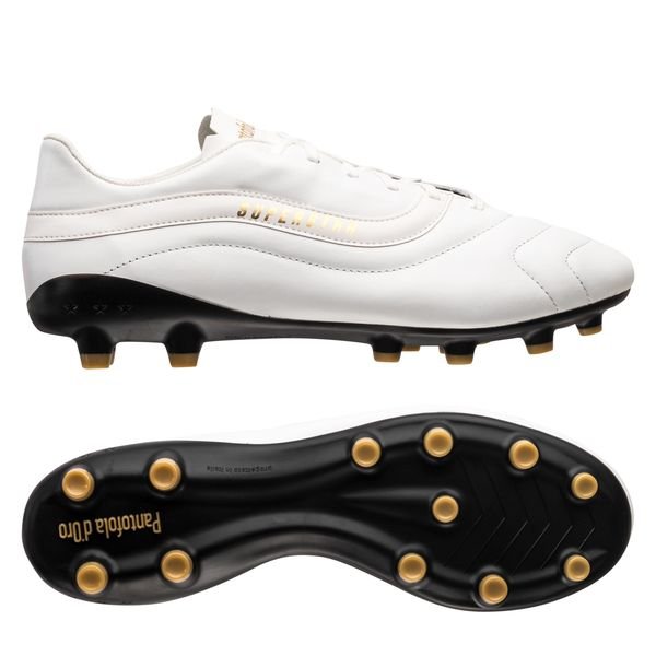 Pantofola d'Oro Superstar 2000 FG - White/Gold | www.unisportstore.com