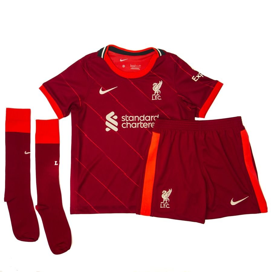 Liverpool Hjemmebanetrøje 2021/22 Mini-Kit Bø