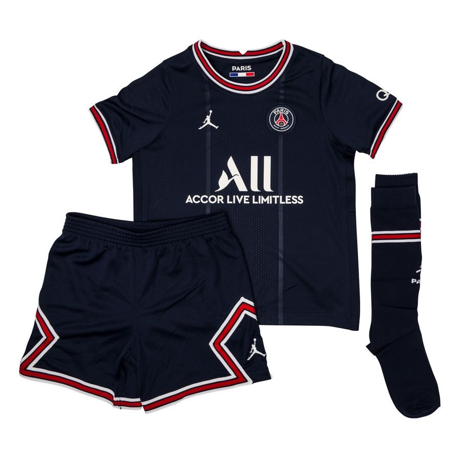 Paris Saint-Germain Hjemmebanetrøje 2021/22 Mini-Kit Børn thumbnail