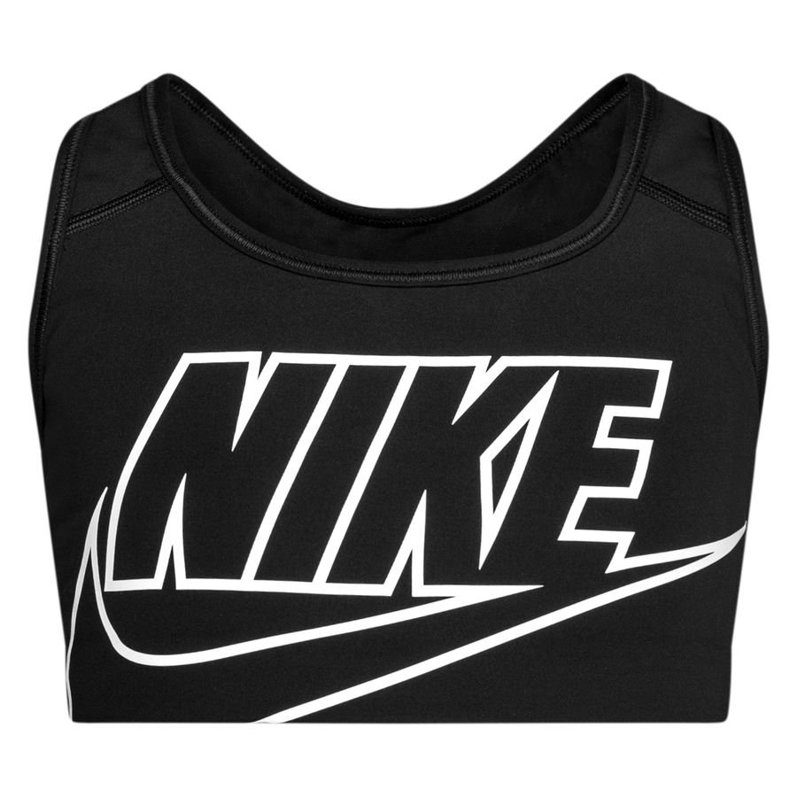 Nike Swoosh Sport bh met medium ondersteuning en pad uit één stuk Zwart online kopen