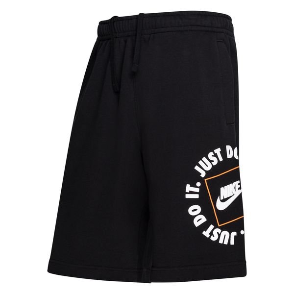 Nike Shorts NSW Fleece JDI - Black/White | www.unisportstore.com