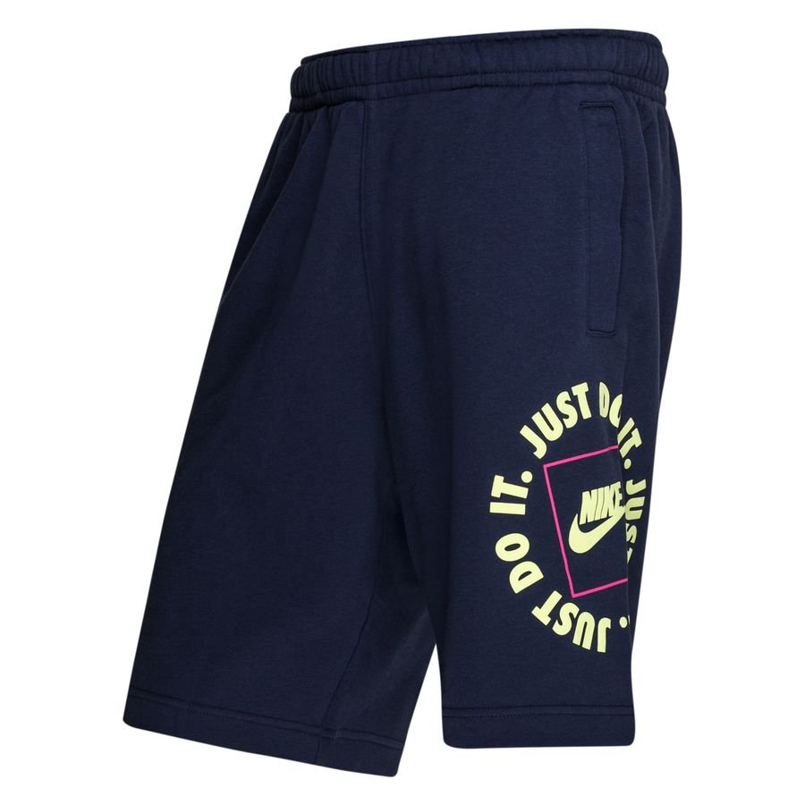 Nike Shorts NSW Fleece JDI - Navy/Grøn