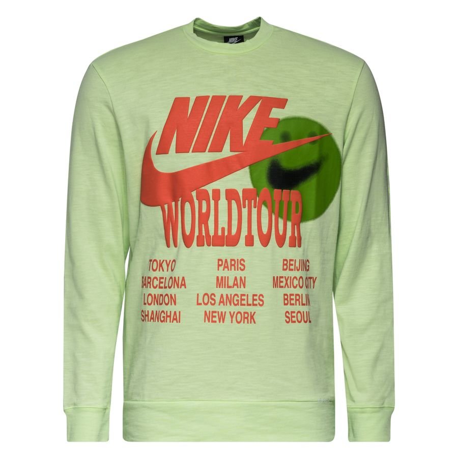 Nike T-Shirt NSW World Tour L/Æ - Grøn/Orange thumbnail