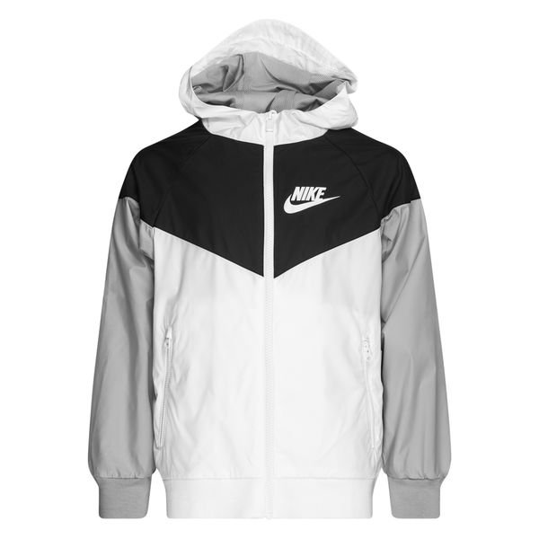 Nike Jacket Windrunner NSW - White/Black/Wolf Grey Kids
