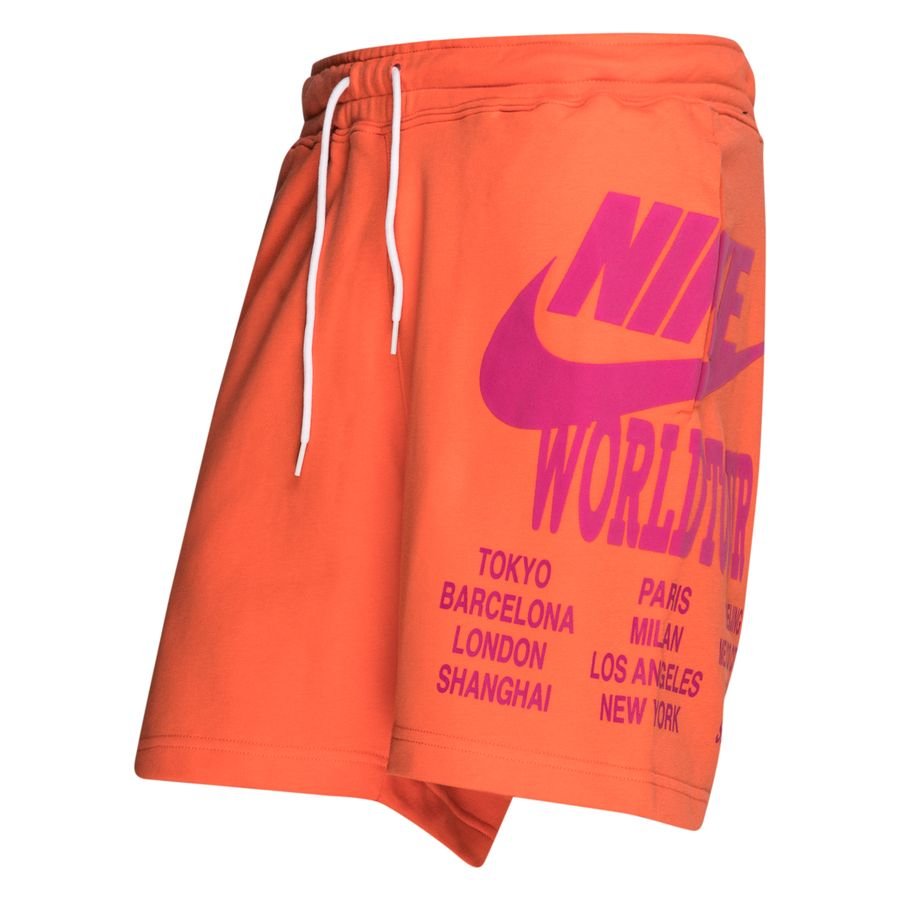 Nike Shorts NSW French Terry World Tour - Orange thumbnail