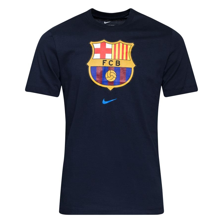 Barcelona T-Shirt Evergreen Crest - Navy