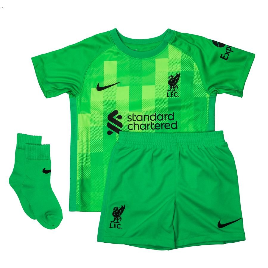 Nike Liverpool FC 2021/22 Goalkeeper Voetbaltenue voor baby's/peuters Groen online kopen