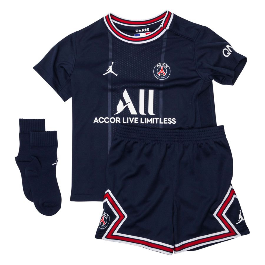 Paris Saint-Germain Hjemmebanetrøje 2021/22 Baby-Kit Børn
