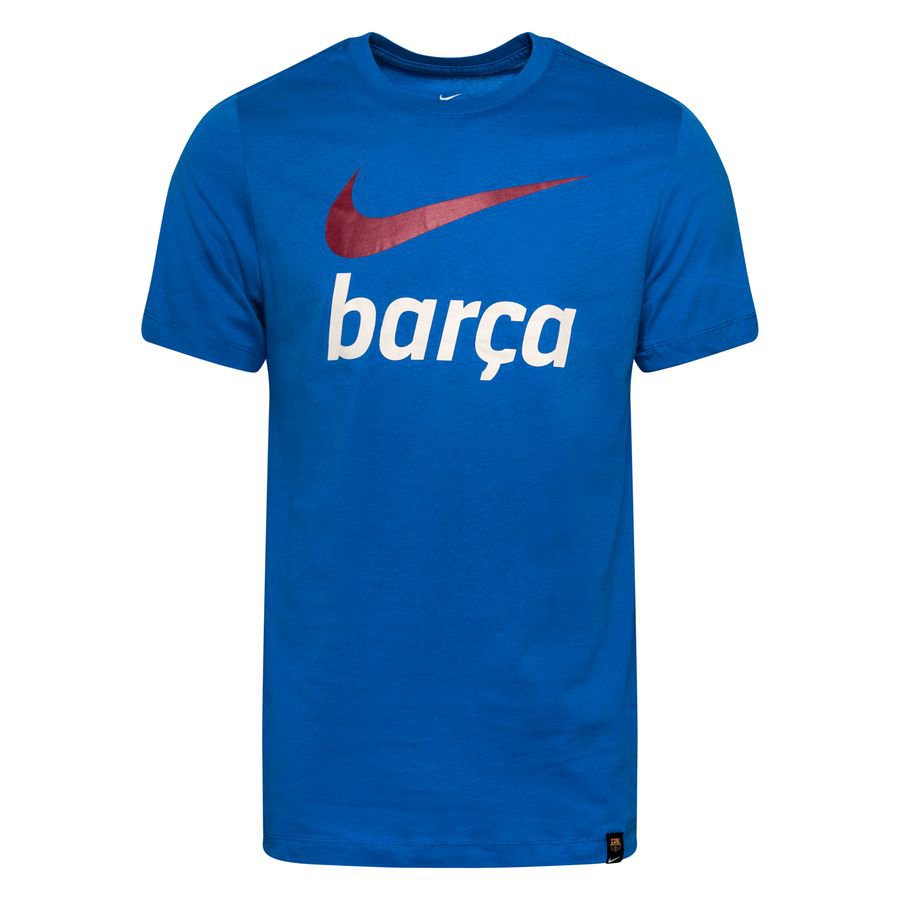 Barcelona T-Shirt Swoosh Club - Blå