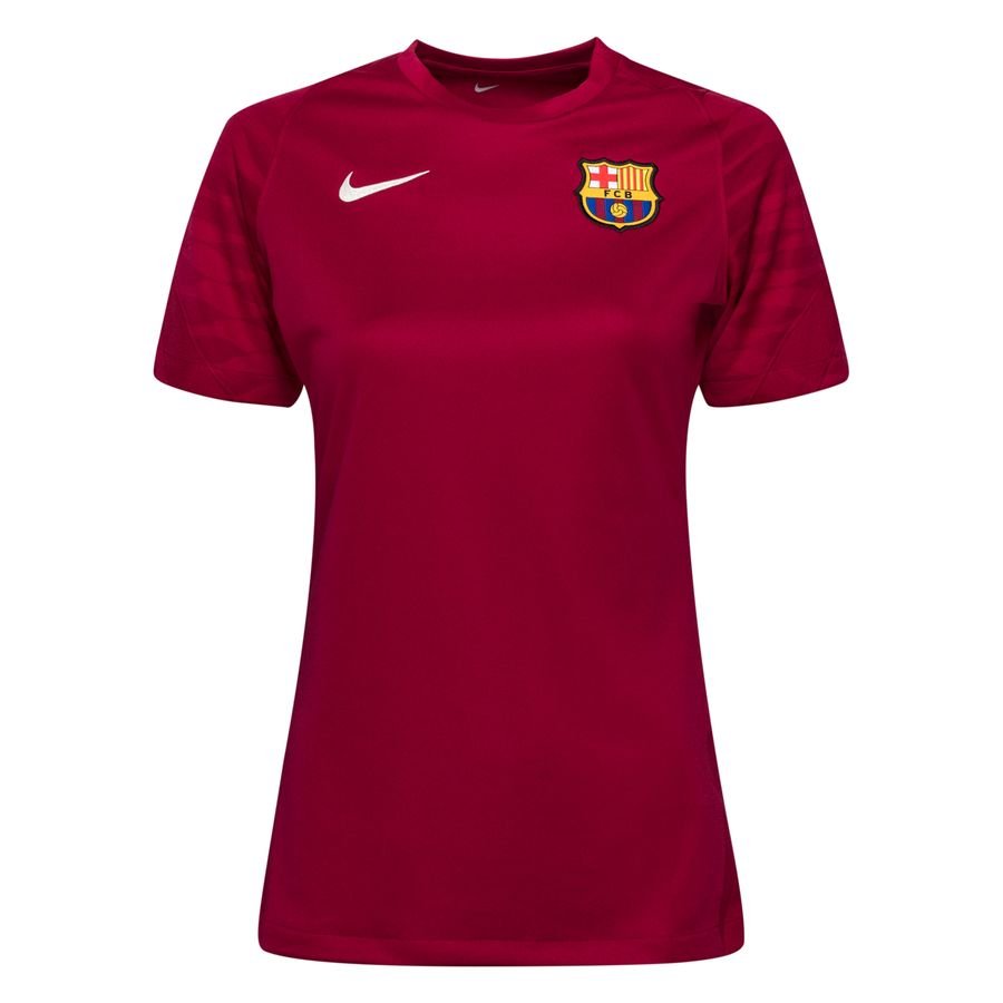 Nike Barcelona Tränings T-Shirt Dri-FIT Strike - Bordeaux Dam