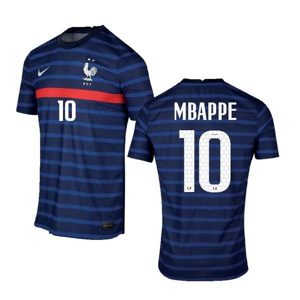 France Home Shirt EURO 2020 MBAPPE 10