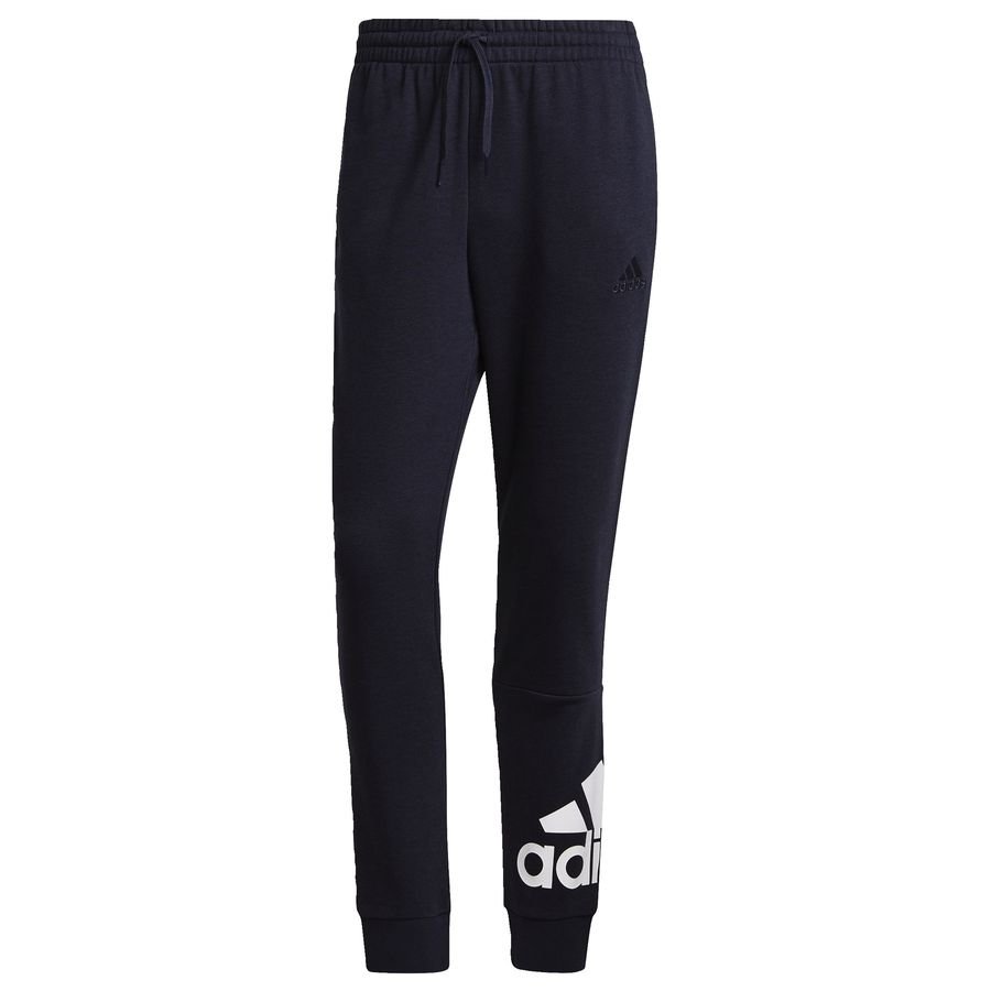 adidas Træningsbukser Essentials French Terry Tapered - Navy/Hvid thumbnail