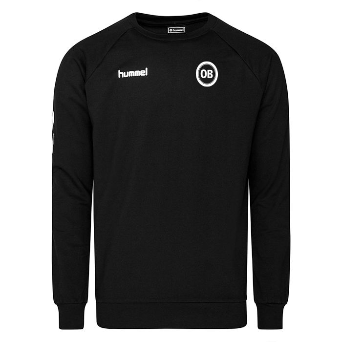 Odense Boldklub Sweatshirt Go Cotton - Sort/Hvid thumbnail