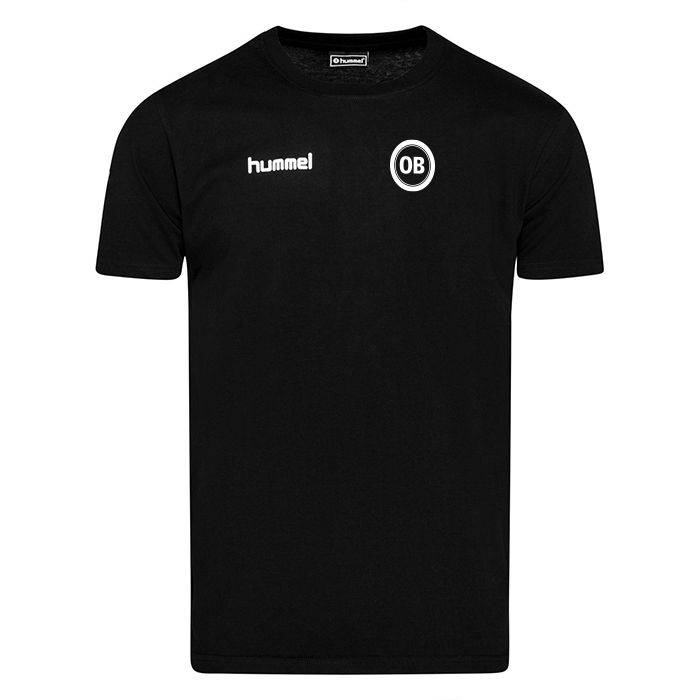 Odense Boldklub T-Shirt Go Cotton - Svart/Vit