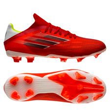 Visiter la boutique adidasadidas Chaussures de football X SPEEDFLOW.2 FG FTWR pour homme Blanc/Iron Met/Rouge solaire 