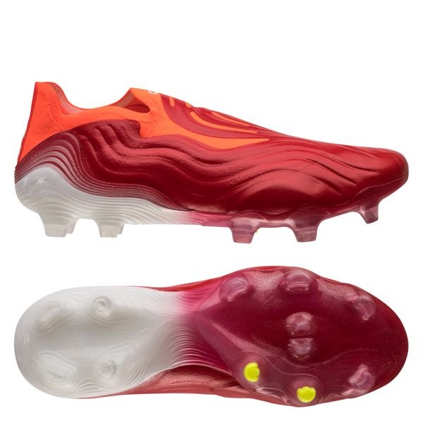 adidas Copa Sense + FG Meteorite - Red/Footwear White/Solar Red | www
