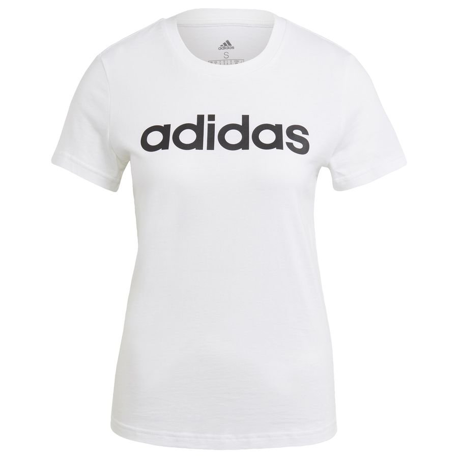 adidas T-Shirt Loungewear Essentials - Hvid/Sort Kvinde thumbnail