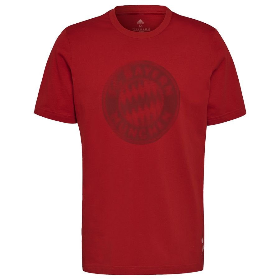 Bayern München T-Shirt Logo - Rød thumbnail