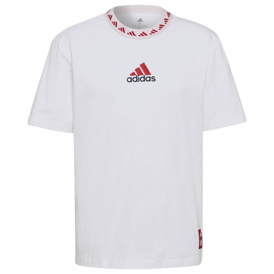 Bayern München T-Shirt Icons - Hvid/Rød thumbnail