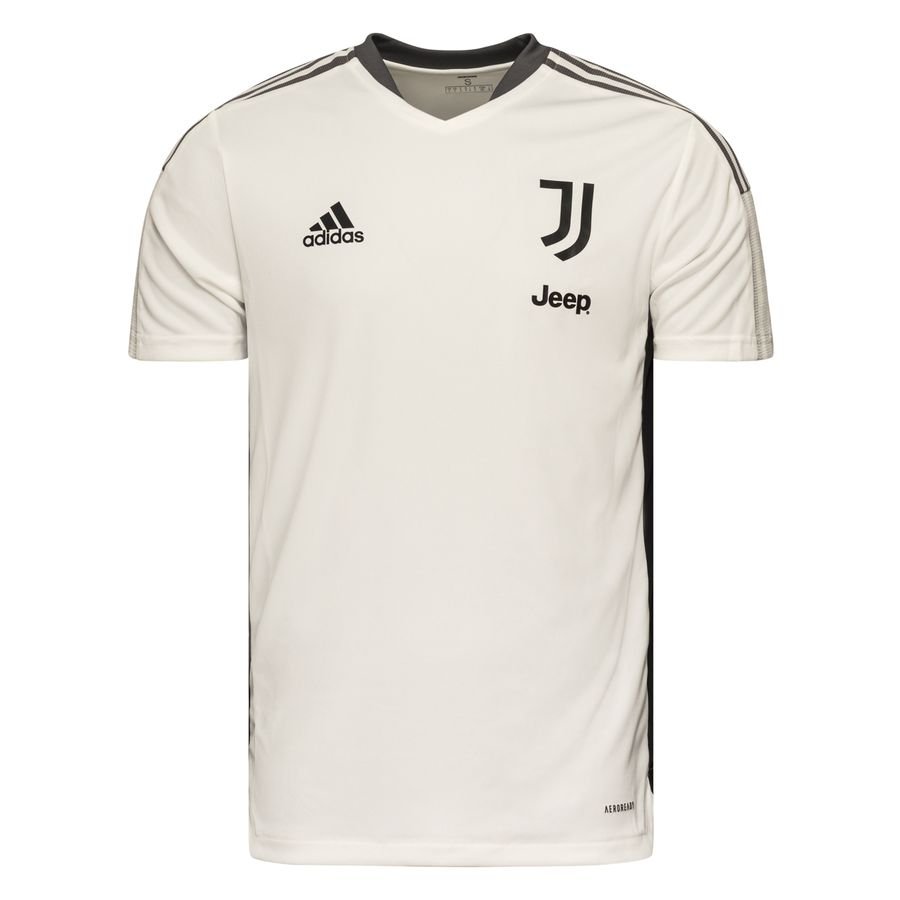 adidas Juventus Trænings T-Shirt Tiro - Hvid thumbnail
