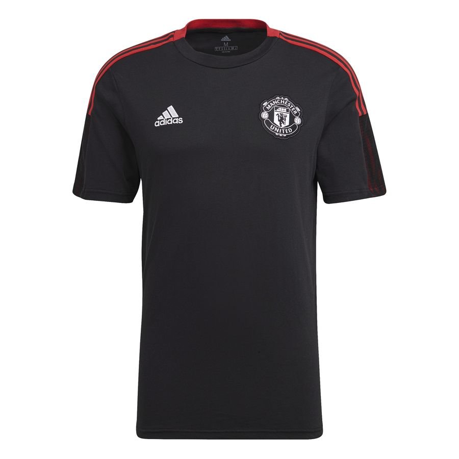 adidas Manchester United T-Shirt Tiro - Sort thumbnail