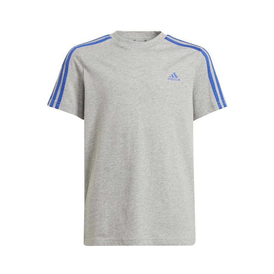 adidas 3-Stripes T-Shirt - Grå/Blå Børn thumbnail