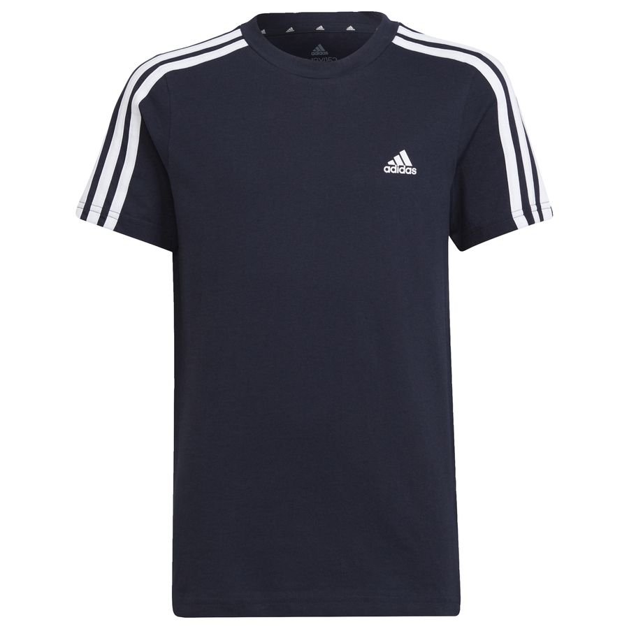 adidas T-Shirt Essentials 3-Stripes - Navy/Hvid Børn thumbnail