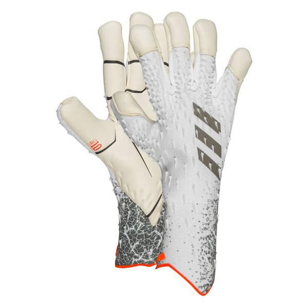 bebida compacto medallista adidas Goalkeeper Gloves Predator Pro Hybrid PC White Spark - White/Iron  Metal/Solar Red | www.unisportstore.com
