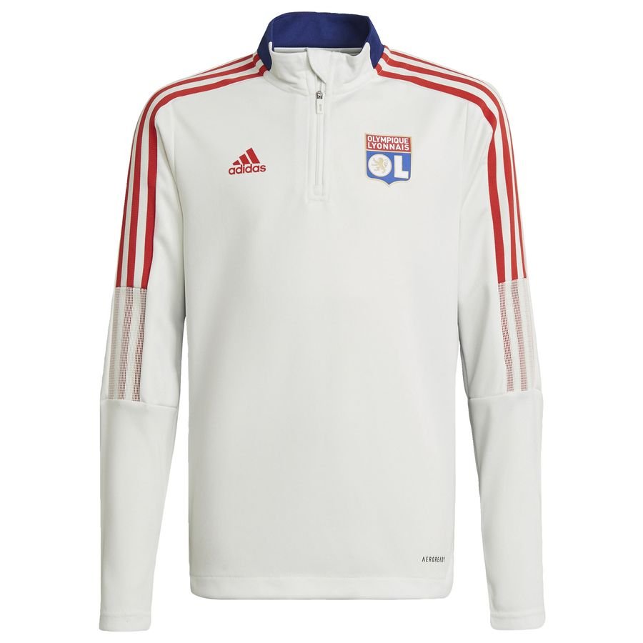 Olympique Lyonnais Training sweatshirt Hvid thumbnail