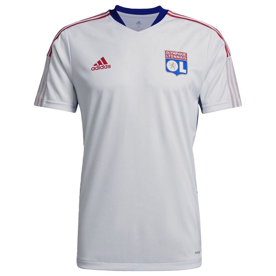 adidas Olympique Lyonnais Tiro Training trøje Hvid thumbnail