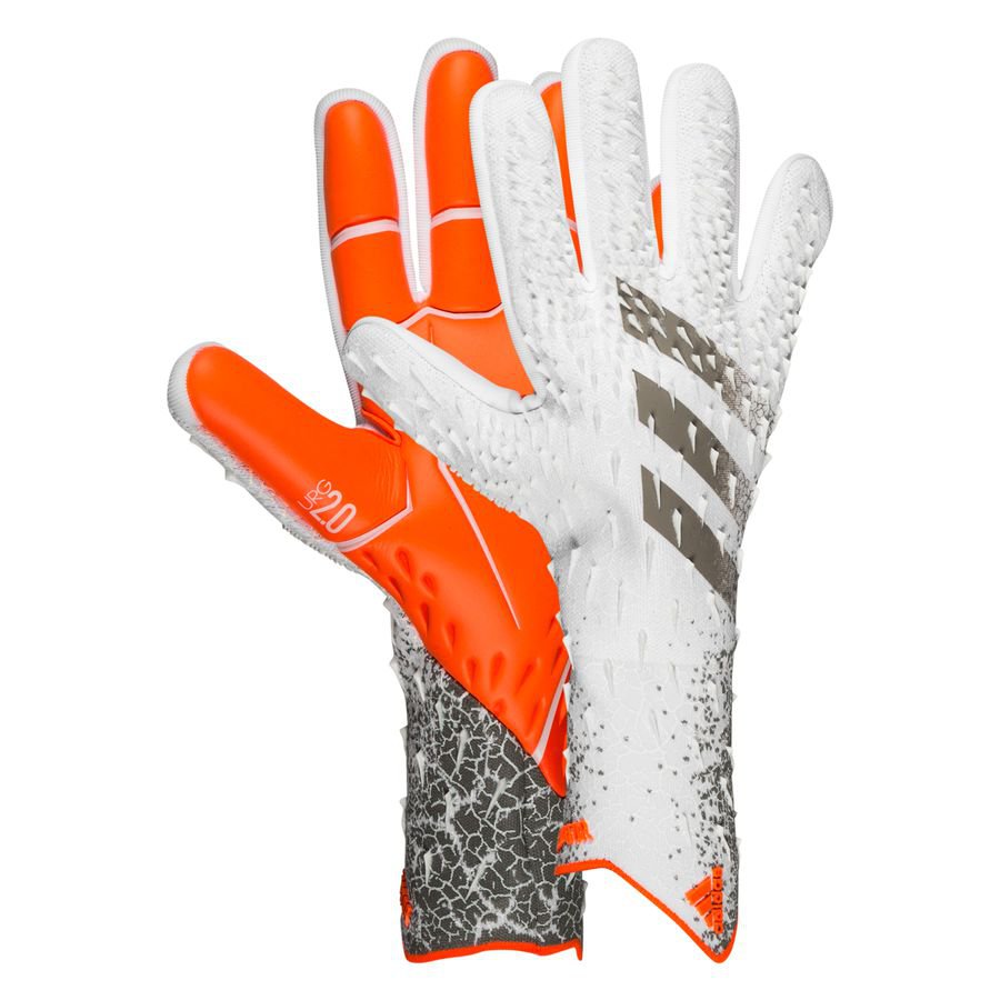 curva Confrontar esférico adidas Goalkeeper Gloves Predator Pro White Spark - White/Iron Metal/Solar  Red | www.unisportstore.com