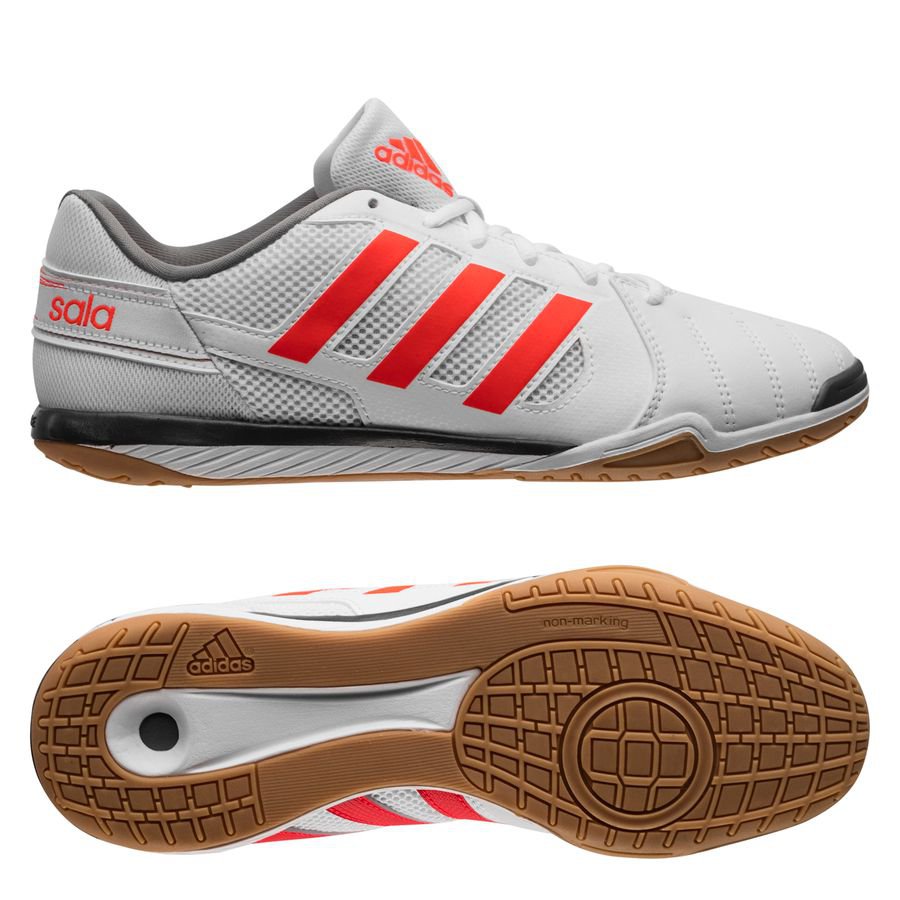 adidas Top Sala IC - Wit/Rood/Zilver