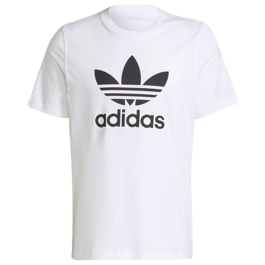 adidas Adicolor Classics Trefoil T-shirt Hvid thumbnail
