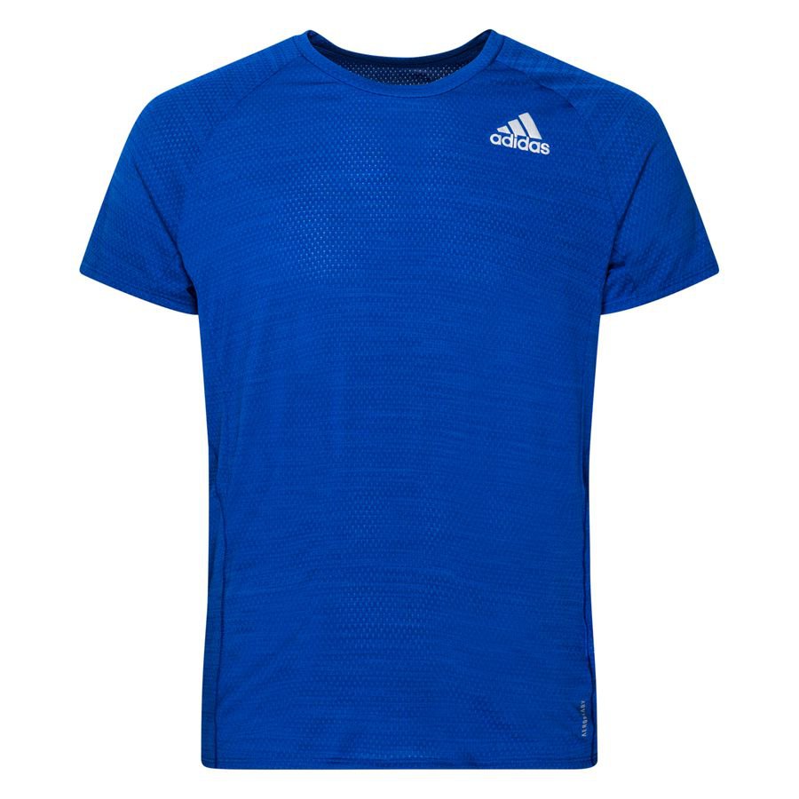 adidas Hardloopshirt Runner Blauw Wit