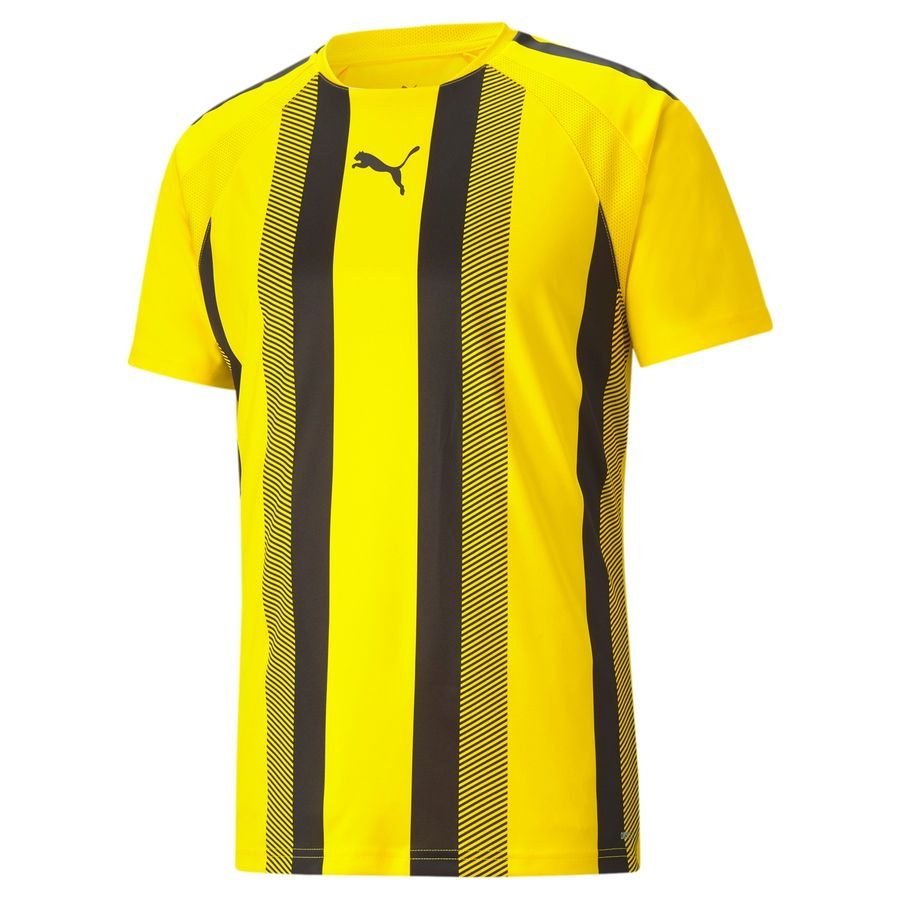 teamLIGA Striped Jersey Cyber Yellow-Puma Black thumbnail