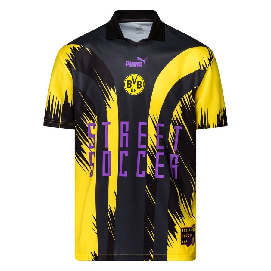 Dortmund Spillertrøje Street Soccer - Sort/Gul