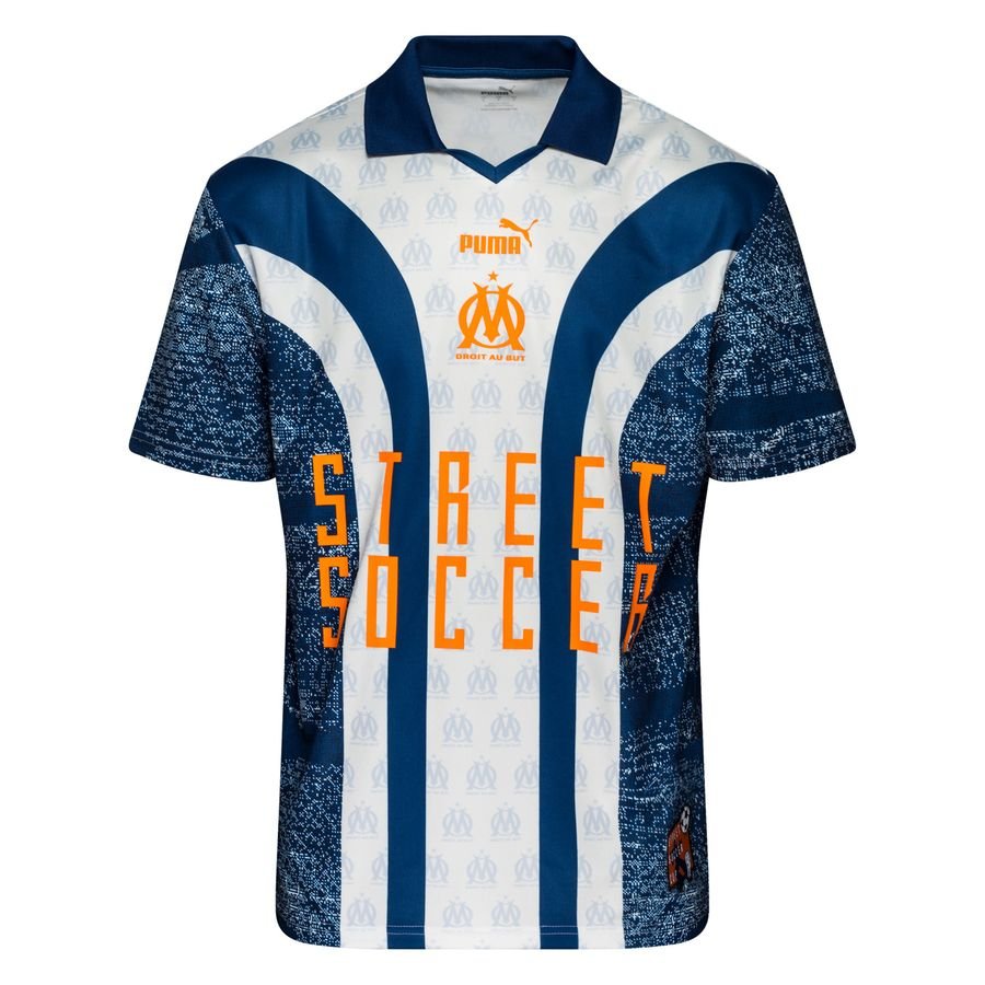 Marseille Street Soccer Jersey - Blå/Grå/Orange