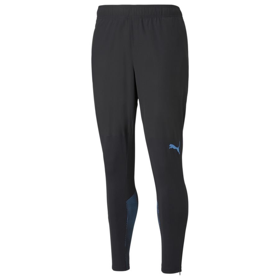 OM Training Pant with pockets with zips Puma Black-Bleu Azur thumbnail