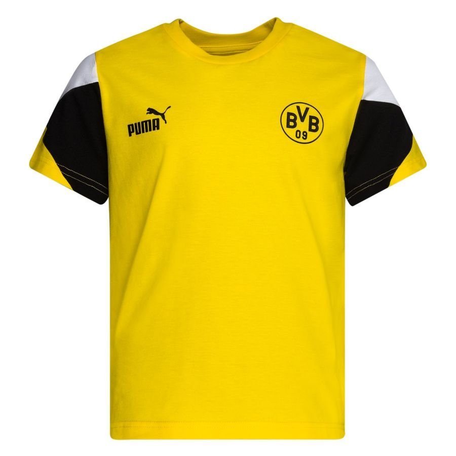 Dortmund T-Shirt FtblCulture - Gul/Svart