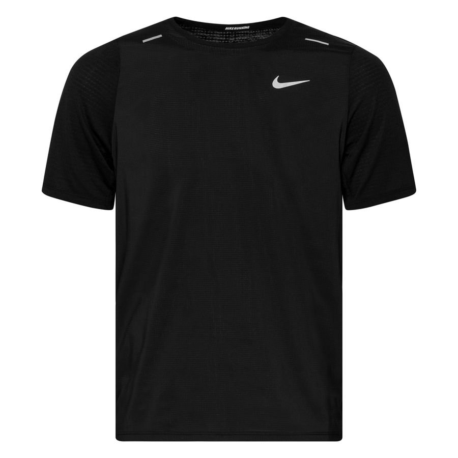 Nike Løbe T-Shirt Breathe Rise 365 - Sort/Sølv thumbnail