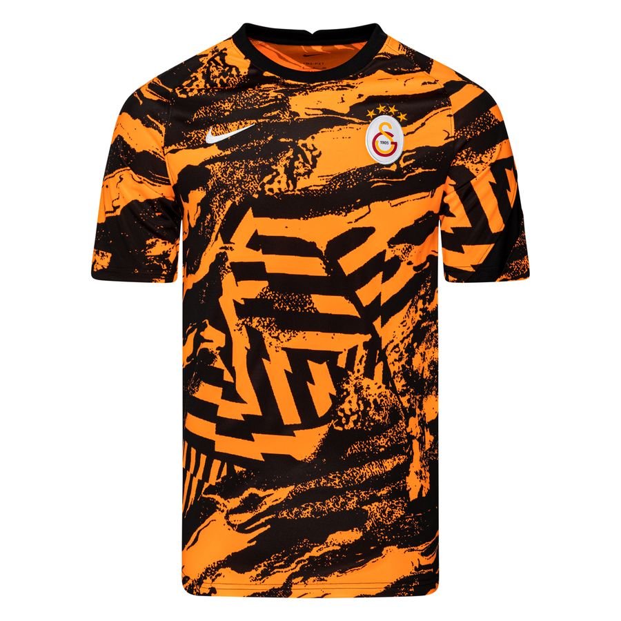 Galatasaray Tränings T-Shirt Pre Match Dri-FIT - Orange/Svart/Vit
