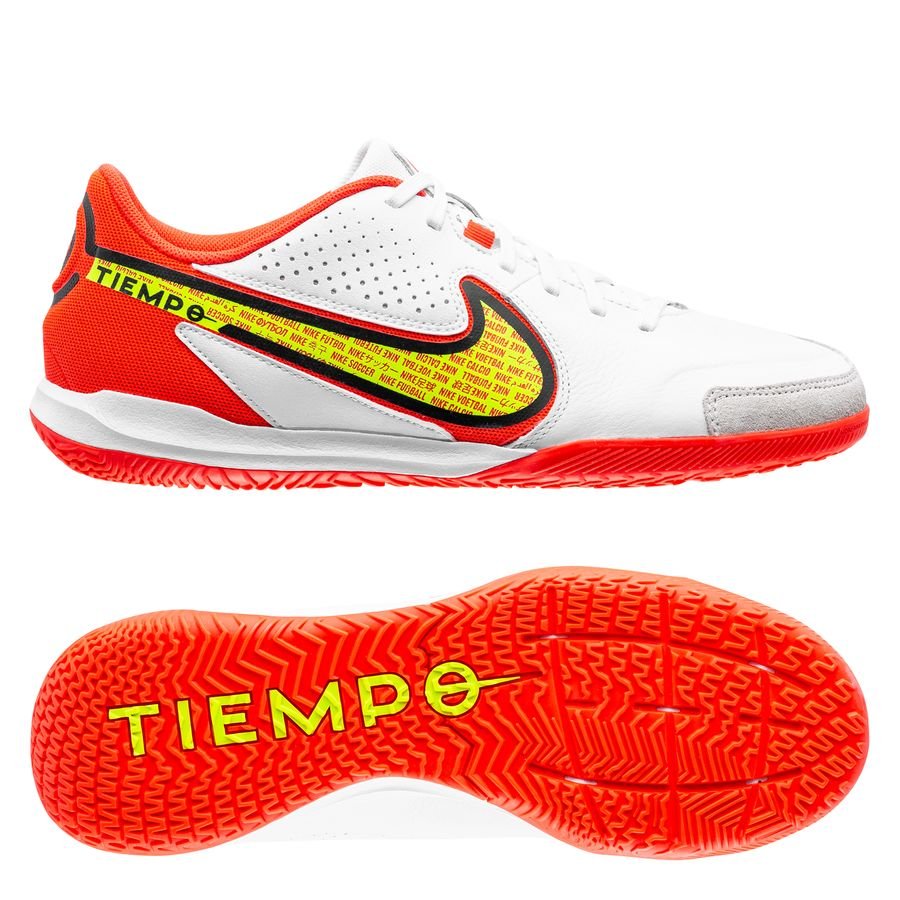 Nike Tiempo Legend 9 Academy IC Motivation - Hvid/Neon/Rød thumbnail