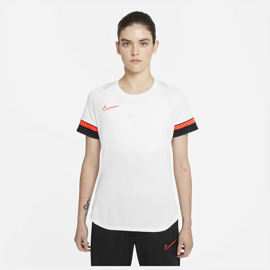 Nike Trænings T-Shirt Dri-FIT Academy 21 - Hvid/Sort/Rød Kvinde thumbnail