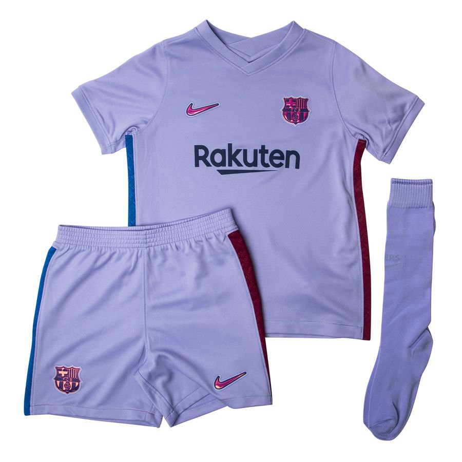 Nike FC Barcelona 2021/22 Uit Voetbaltenue voor kleuters Paars online kopen