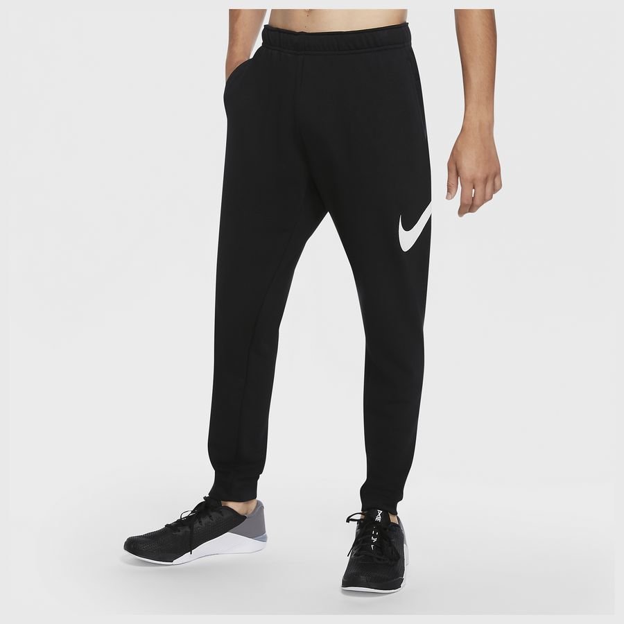 Nike Træningsbukser Dri-FIT - Sort/Hvid thumbnail